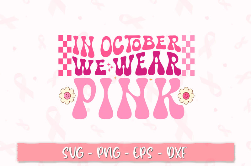 In october we wear pink PNG SVG Shetara Begum 