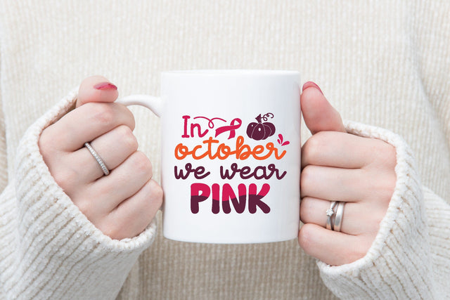 In October we wear pink Svg Cut Files SVG md faruk hossain 