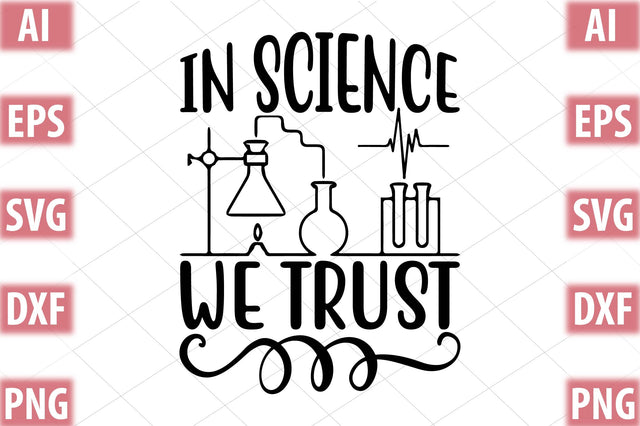 In Science We Trust SVG SVGista 