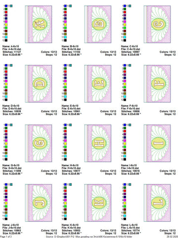 In the Hoop letter zip bag Machine Embroidery designs ITH project Embroidery/Applique DESIGNS ImilovaCreations 