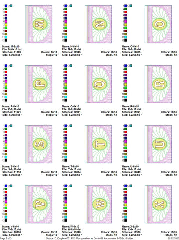 In the Hoop letter zip bag Machine Embroidery designs ITH project Embroidery/Applique DESIGNS ImilovaCreations 