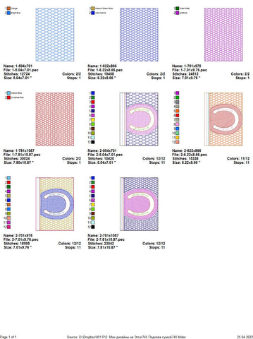 In the hoop zip horseshoe bag embroidery design ITH project Embroidery/Applique DESIGNS ImilovaCreations 