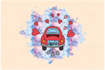 In the World Full of Grandmas Be a Nana Sublimation Sublimation Jagonath Roy 