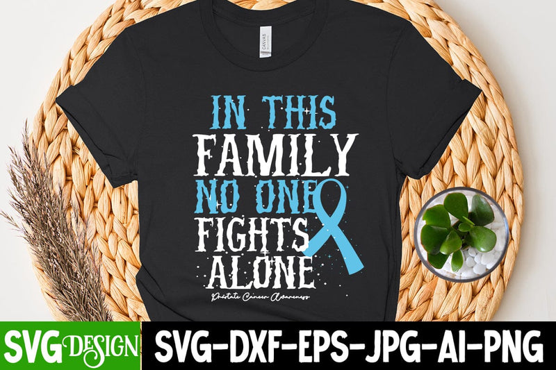 In This Family No One Fights Alone Aid Awareness SVG Cut File SVG BlackCatsMedia 