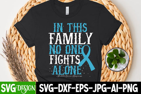 In This Family NO One Fights Alone SVG Cut File SVG BlackCatsMedia 
