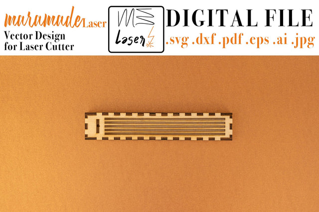 Incense Holder Box Vector File for Laser Cutter SVG MaramadeLaser 