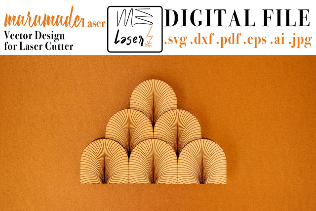 Incense Holder Deco Fountain Vector File for Laser Cutter. SVG MaramadeLaser 