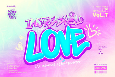 Incredible Love Font BB Digital Arts 