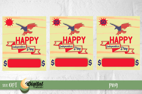 Independence American Day Posters | 4th July | Bright Celebration SVG Evgenyia Guschina 