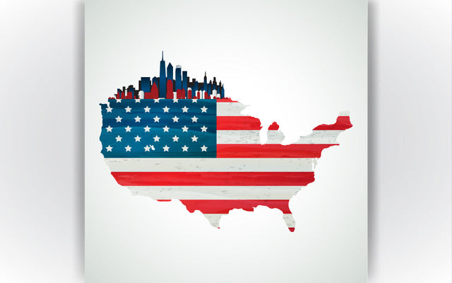 Independence day design with map of America SVG naemmiah021 