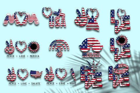 Independence Day Suiblimation PNG Bundle SVG jacpot007 