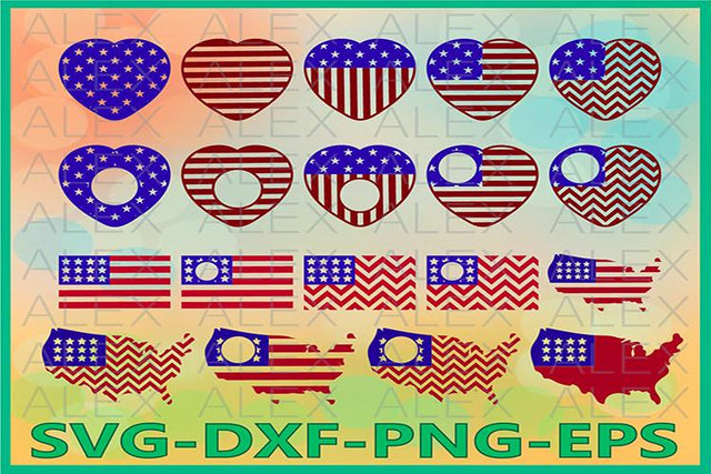 Independence day Svg, Patriotic SVG AlexSVGStudio 