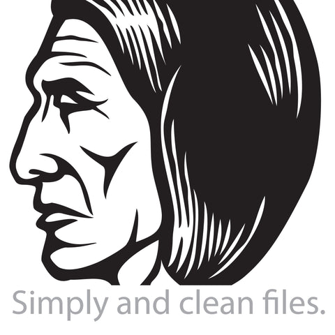 Indian Chief Face SVG TribaliumArtSF 
