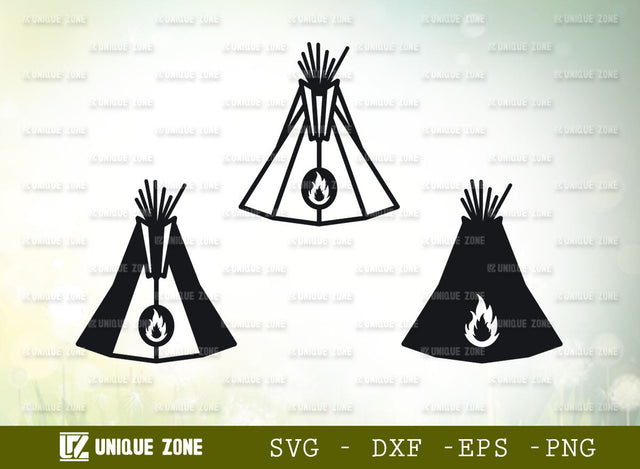 Indian Tepee SVG, Tepee Svg, Tipi Tent Svg, Native American Svg, Tent Svg, Tribal Tipi Svg, Boho Tipi Svg, Tepee Silhouette, SVG Unique Zone 