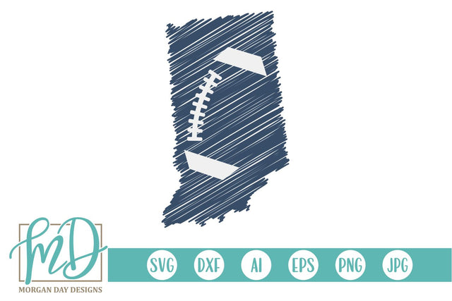 Indiana Football SVG Morgan Day Designs 