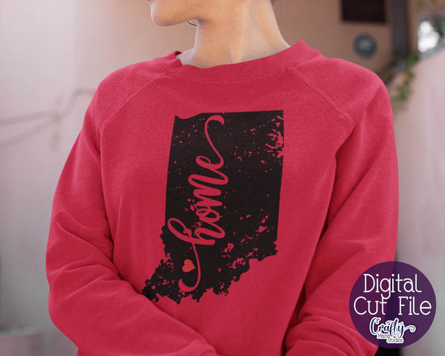 Indiana State Svg - Pride Svg - Home Svg -Home State Svg SVG Crafty Mama Studios 