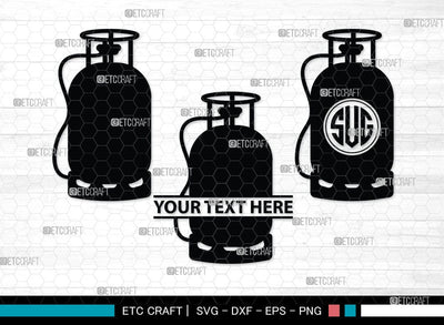 Indicator Gas Tank Monogram, Indicator Gas Tank Silhouette, Gas Tank Svg, Indicator, Gas Bottle, Fuel Gauge, Fuel Meter, Petrol Pump, Pictogram, Gas Station, SB00073 SVG ETC Craft 