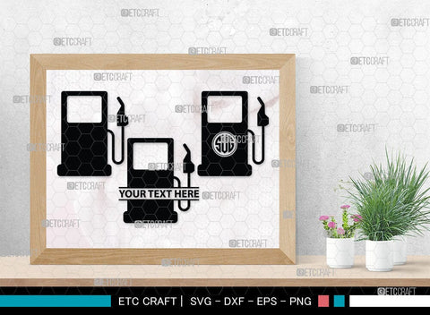Indicator Gas Tank Monogram, Indicator Gas Tank Silhouette, Gas Tank Svg, Indicator, Gas Bottle, Fuel Gauge, Fuel Meter, Petrol Pump, Pictogram, Gas Station, SB00073 SVG ETC Craft 