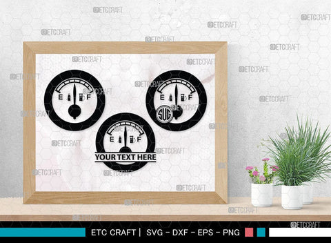 Indicator Gas Tank Monogram, Indicator Gas Tank Silhouette, Gas Tank Svg, Indicator, Gas Bottle, Fuel Gauge, Fuel Meter, Petrol Pump, Pictogram, Gas Station, SB00073 SVG ETC Craft 