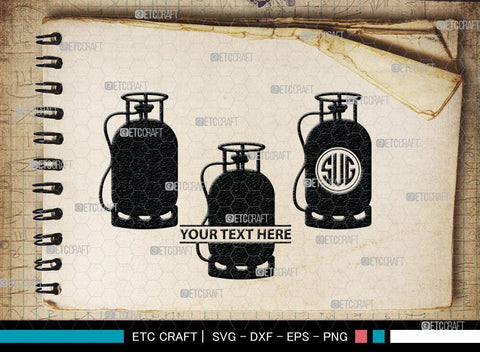 Indicator Gas Tank Monogram, Indicator Gas Tank Silhouette, Gas Tank Svg, Indicator, Gas Bottle, Fuel Gauge, Fuel Meter, Petrol Pump, Pictogram, Gas Station, SB00073 SVG ETC Craft 