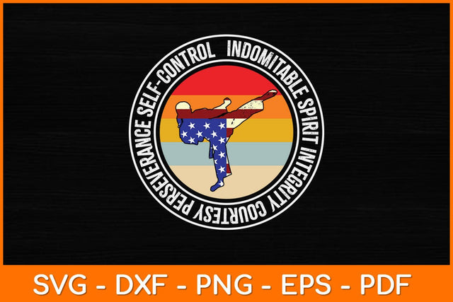 Indomitable Spirit Integrity Courtesy Perseverance Svg Design SVG artprintfile 