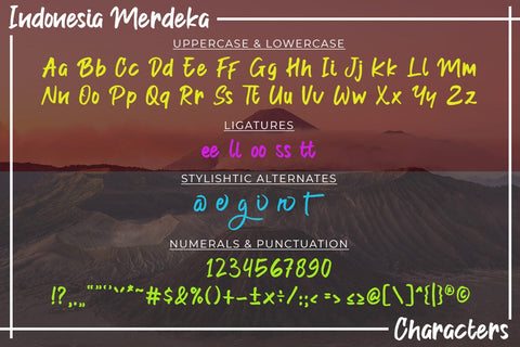 Indonesia Merdeka Font Madatype Studio 