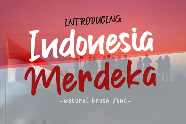 Indonesia Merdeka Font Madatype Studio 