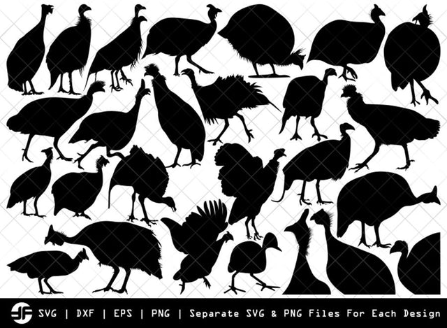 inea FowlGuette Bundle | Cut File SVG | Animal SVG | Silhou SVG ETC Craft 
