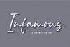 Infamous a Handwritten Font - So Fontsy