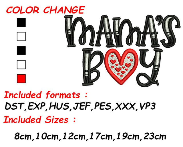 Infant Embroidery, Gift for Son, Mommy's Boy, Boy Embroidery, Cute Boy Embroidery, Baby Boy Embroidery Embroidery/Applique DESIGNS SVG Digital Designer 
