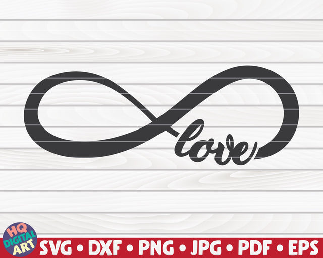 Infinity sign Love SVG | Valentine's Day Vector SVG HQDigitalArt 