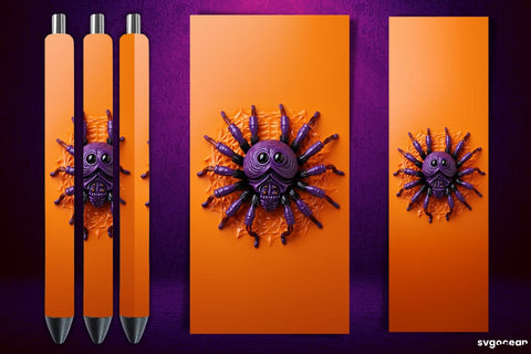 Inflated Halloween Pen Wrap | Sublimation Sublimation SvgOcean 