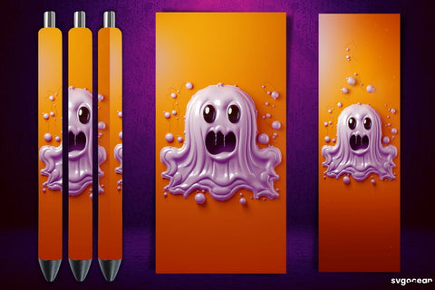 Inflated Halloween Pen Wrap | Sublimation Sublimation SvgOcean 