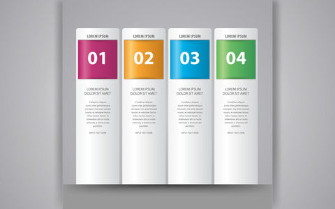 Infographic steps concept creative banner design SVG naemmiah021 