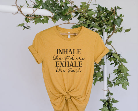 Inhale The Future Exhale The Past svg, Self Care svg, Motivational svg, Inhale Exhale svg, mental health svg, Relax svg, Positive svg, Yoga SVG Fauz 