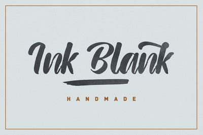 Ink blank Font Franstudio 