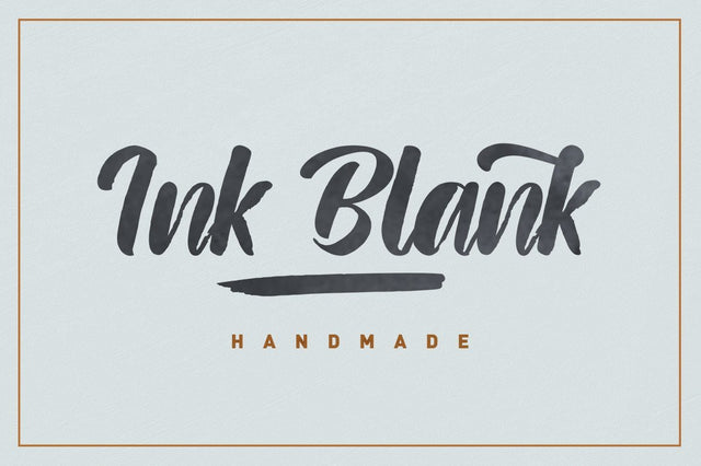 Ink blank Font Franstudio 