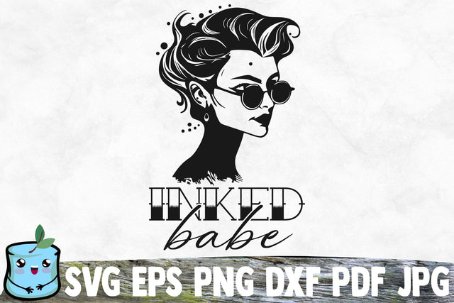Inked Babe SVG MintyMarshmallows 