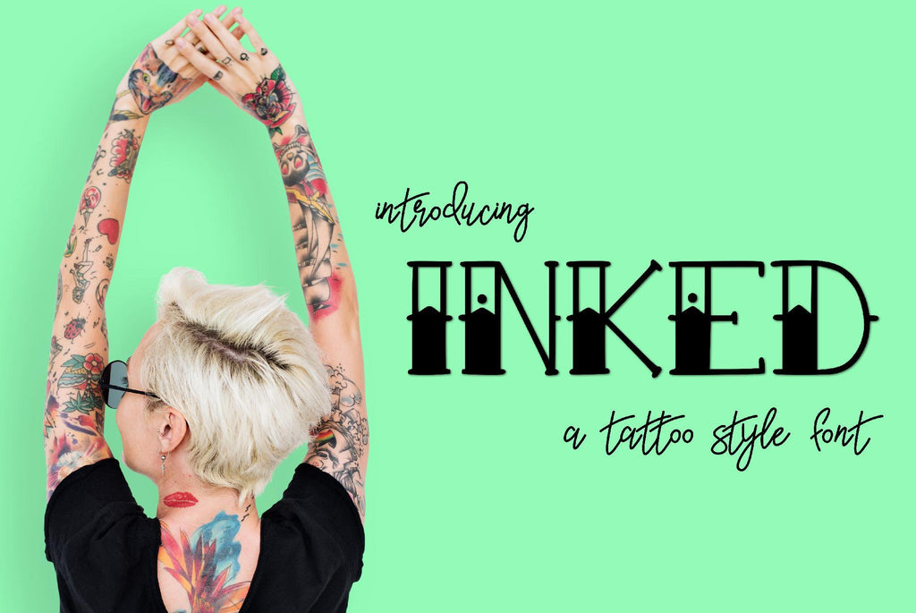 Inked Script Inked - So Fontsy