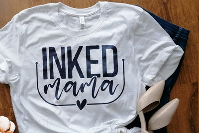 Inked Mama Svg Png Files, Mom life svg, Tattoo Svg, Funny Mom Svg, Mothers Day Svg, Boss Mama Svg, Strong Woman Svg, Mom Mode Svg SVG DesignDestine 