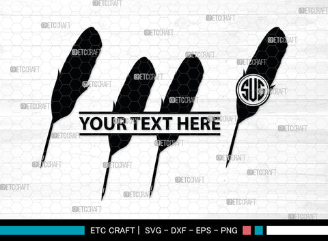 Inkwell Pen Monogram, Inkwell Pen Silhouette, Inkwell Pen SVG, Feather Pen Svg, Fountain Pen Svg, SB00005 SVG ETC Craft 