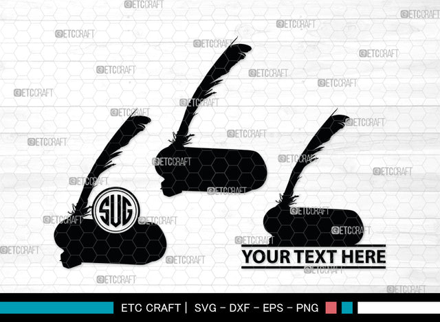 Inkwell Pen Monogram, Inkwell Pen Silhouette, Inkwell Pen SVG, Feather Pen Svg, Fountain Pen Svg, SB00005 SVG ETC Craft 