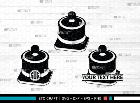 Inkwell Pen Monogram, Inkwell Pen Silhouette, Inkwell Pen SVG, Feather Pen Svg, Fountain Pen Svg, SB00005 SVG ETC Craft 