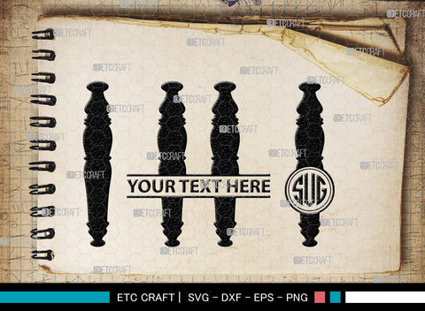 Inkwell Pen Monogram, Inkwell Pen Silhouette, Inkwell Pen SVG, Feather Pen Svg, Fountain Pen Svg, SB00005 SVG ETC Craft 