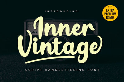 Inner Vintage Font twinletter 