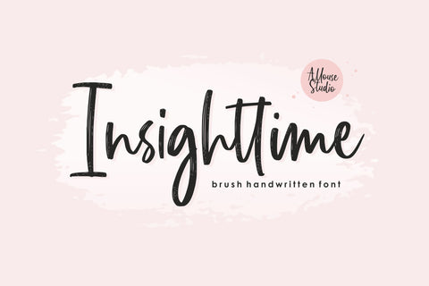 Insighttime Font Allouse.Studio 