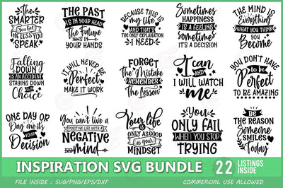 Inspiration SVG Bundle SVG CraftingStudio 