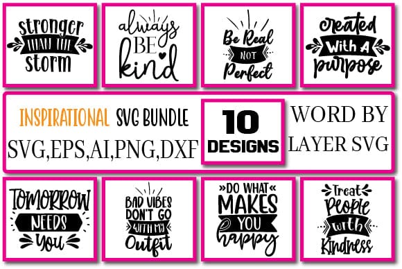 Inspiration SVG Bundle vol.1 SVG Craftlabsvg24 