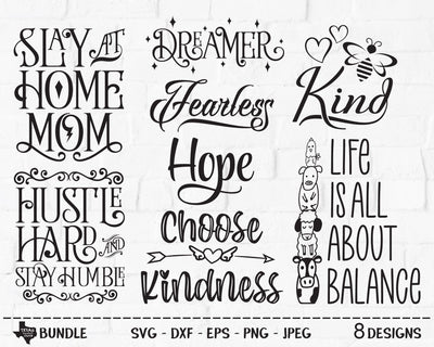 Inspirational Bundle | Inspirational SVG SVG Texas Southern Cuts 