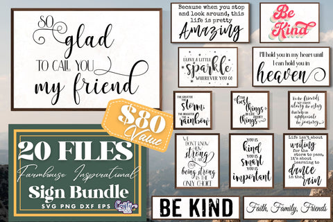 Inspirational Bundle Svg - Motivational Svg - Be Kind Svg SVG Crafty Mama Studios 